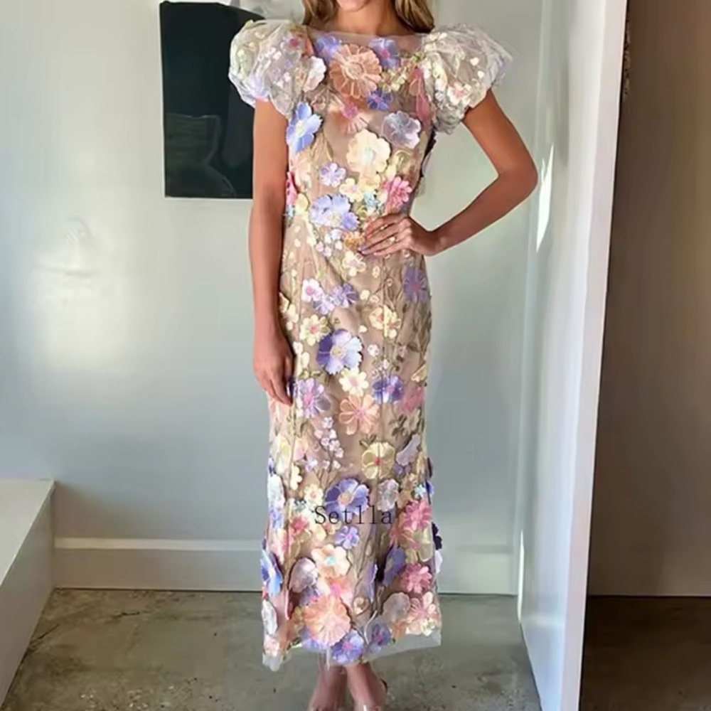 Floral midi Dress